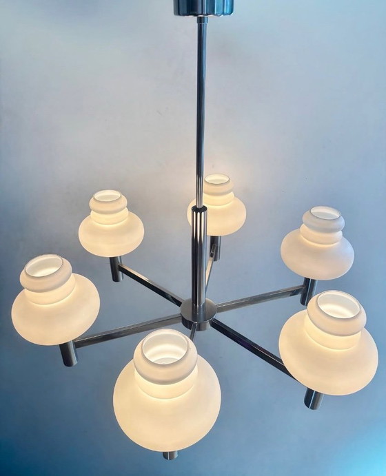 Mid Century Hanglamp – Hanglampen, Chrome (photo 8 of 8)