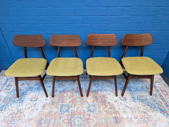 Image 1 of 4x Sedie vintage, Louis van Teeffelen, anni '60