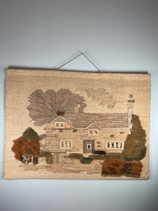 Vintage Landhaus Wandteppich