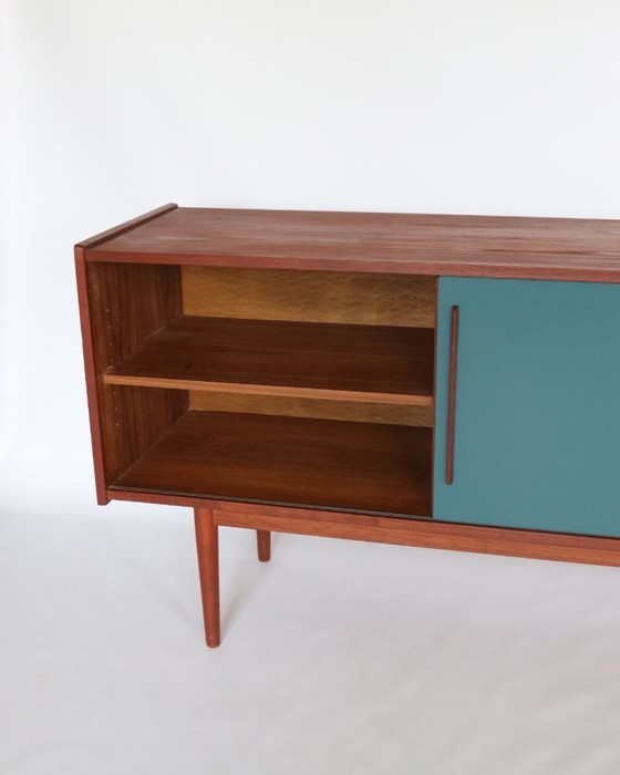 Image 1 of Vintage Danish design teak TV cabinet sideboard