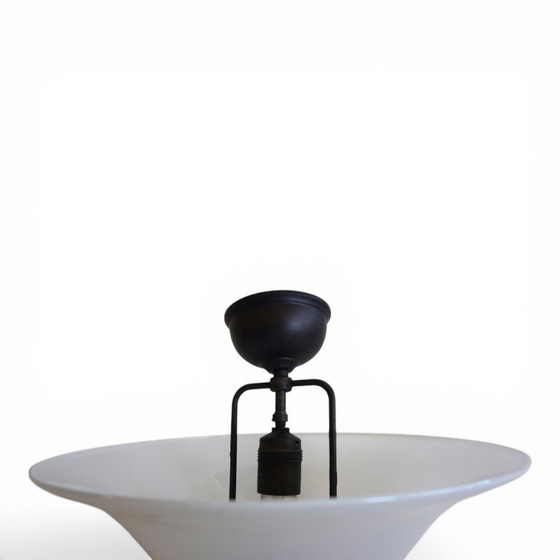 Image 1 of Art Deco Brass Ceiling Lamp