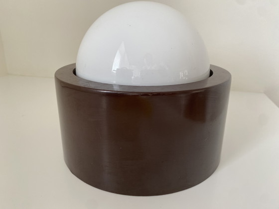 Image 1 of Vintage plafondlamp - wandlamp Mushroom - Mid Century