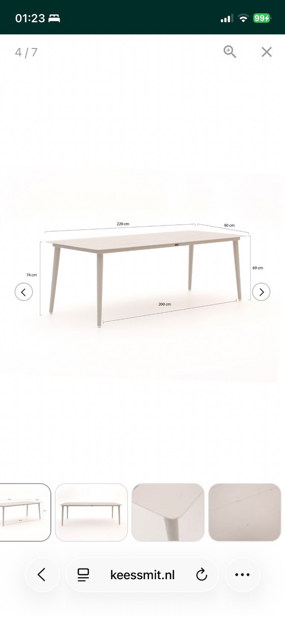 Image 1 of Design garden table with chairs