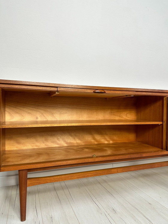 Image 1 of 1960s Vintage Large Minimalistic Mid-Century Teak Sideboard