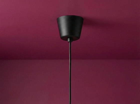 Image 1 of Harveiluce iGuzzini Hanglamp ontworpen door Luigi Massoni - Opaline Kunststof - Italiaanse Space Age Design - Jaren 70