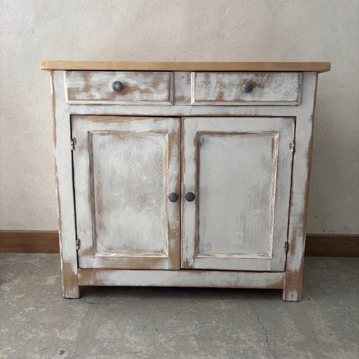 Small patinated Parisian sideboard