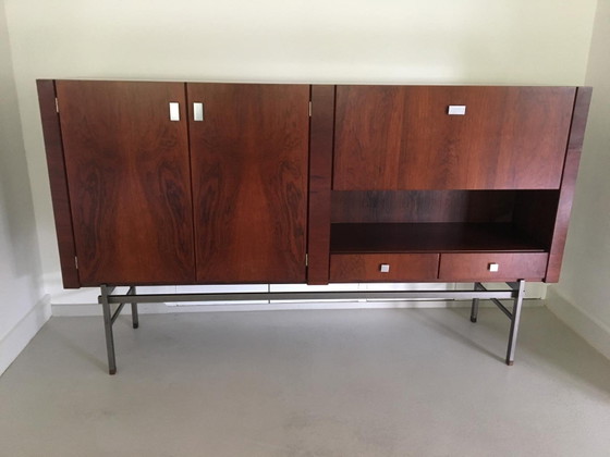 Image 1 of Aparador de palisandro diseñado por Alfred Hendrickx para Belform en 1960.