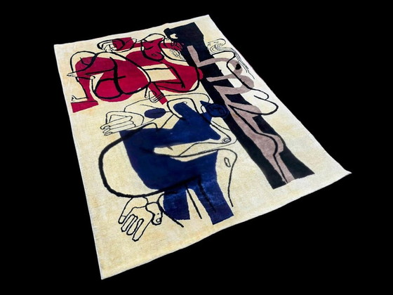 Le Corbusier „Drei Frauen“-Teppich – Handgeknüpfter Wollteppich im Aubusson-Stil (250 x 200 cm) (photo 3 of 10)