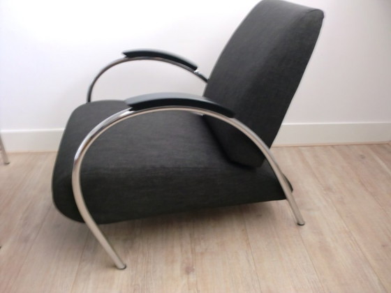Gelderland 5770 Design Jan Des Bouvrie Come Nuovo 2x – Poltrone, Chrome (photo 3 of 7)