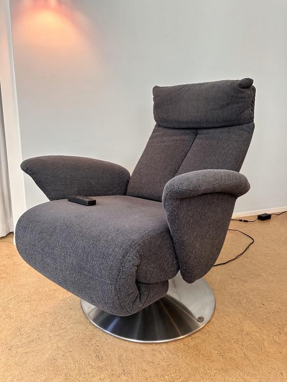 Image 1 of Himolla S-Lounger recliner - extra luxury version with 3 motors - basalt gray