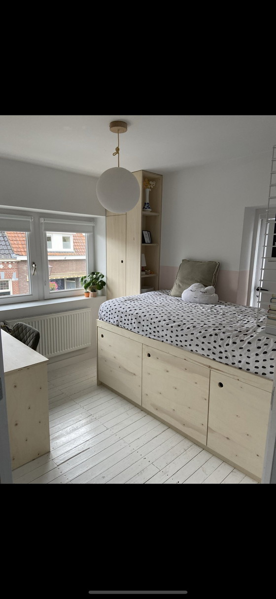 Image 1 of Handgemaakte halfhoogslaper op maat gemaakt van hoogwaardig berkenmultiplex