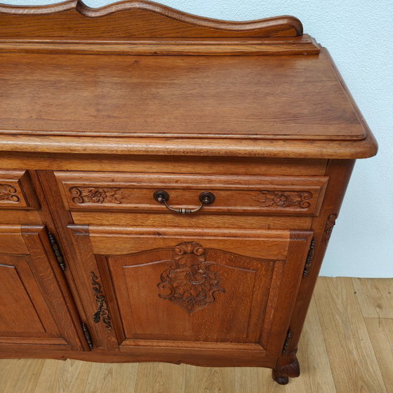 Image 1 of Vintage Country Louis XV wall cabinet, buffet cabinet, sideboard, chest of drawers