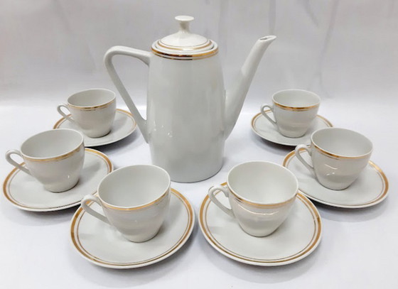 Image 1 of Set da caffè in porcellana vintage di metà '900, 13 pezzi