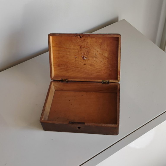 Image 1 of ANTIQUE WOODEN BOX - ART DECO