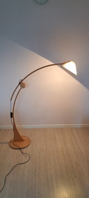 DOMUS Type 6304 Adjustable Floor Lamp – Original Lunopal Shade