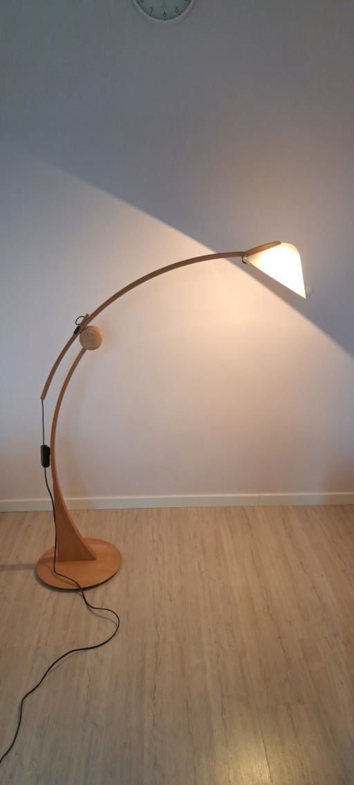 DOMUS Type 6304 Adjustable Floor Lamp – Original Lunopal Shade
