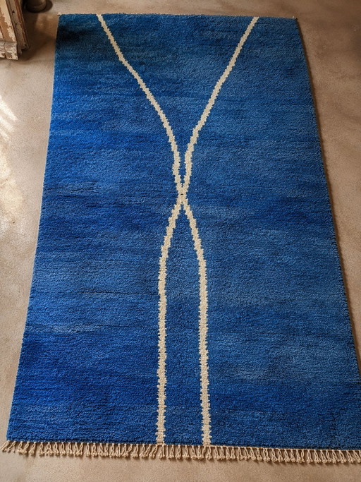 Tapis bleu Mrirt 120x170