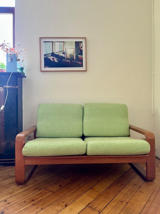 Deens Design Moderne 2 zitsbank (met sledevoet massief frame)
