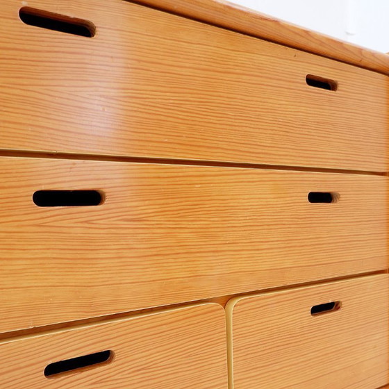 Image 1 of Vintage grenen ladekast uit 1980