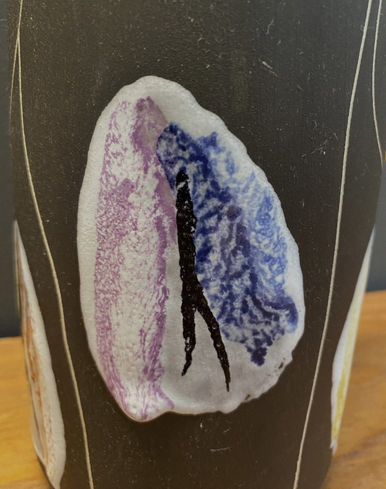 Image 1 of Bay-Vase Modell 245-40 Dekor Kongo Design von Bodo Mans 1958