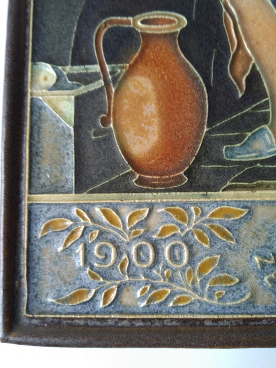 Image 1 of Porceleyne Fles Delft carrelage cloisonné Zeelandia