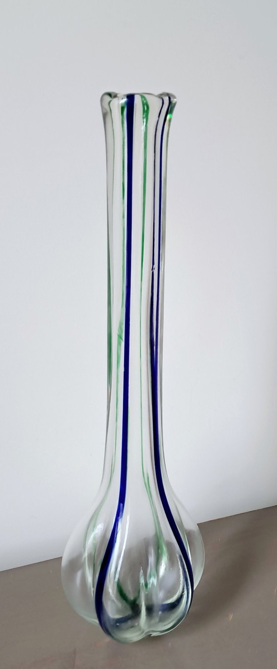 Image 1 of Soliflore vaas van Murano sommerso glas. Archimede Seguso. 1960/1970