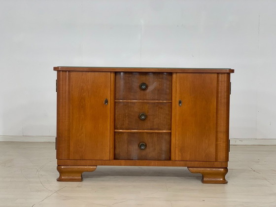 1960s Chest of Drawers Sideboard Cabinet Hallway Cabinet Living Room Cabinet VINTAGE – Wood (photo 4 of 9)