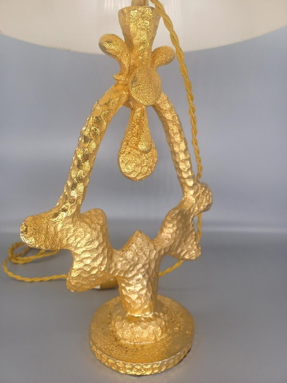 Image 1 of Lampe en bronze martelé Nicolas de Wael Fondica