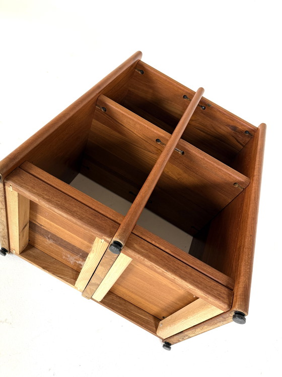 Image 1 of Vintage Danish teak compartment cabinet '70s