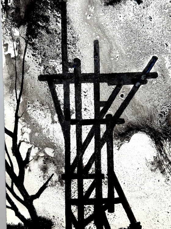 Image 1 of Eugène Eechaut (1928-2019) - Ink Landscape, 1994