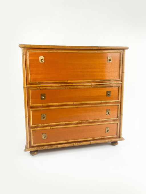 Vintage rotan commode DAL VERA - Italy