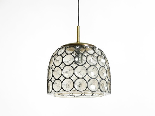 Very nice original 1960s Limburg glass pendant lamp