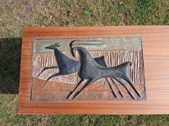 Image 1 of Mid century ceramic coffee table. 
