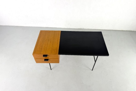 Scrivania da ufficio CM141 di Pierre Paulin per Thonet - anni '50 – Scrivanie, Wood (photo 8 of 9)