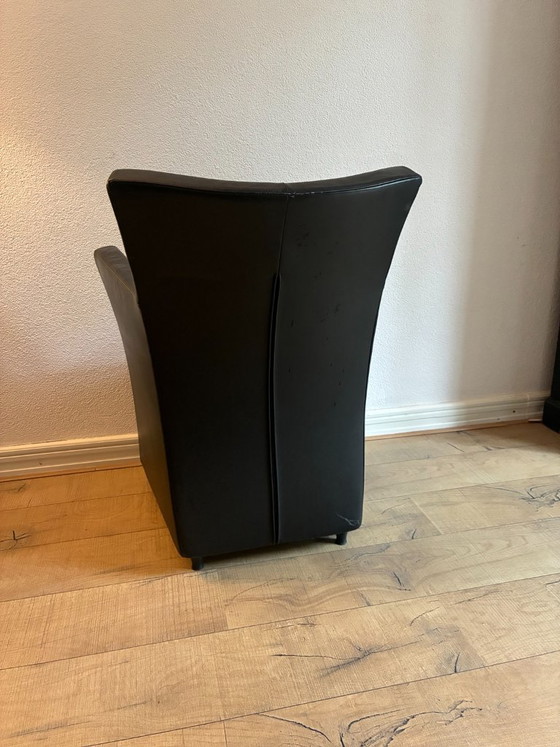 Ensemble de 3 fauteuils Montis – cuir noir – Leather (photo 4 of 13)