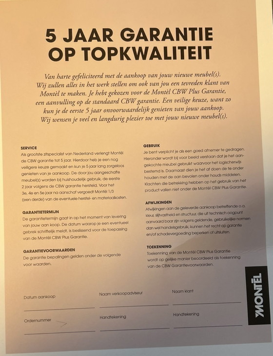 Image 1 of Montel Blazer sofa almost new