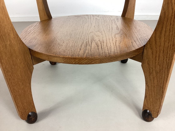 Amsterdam School Modernist Table 1920s Art Deco – Side tables, Wood (photo 4 of 10)