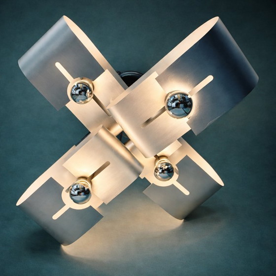 Image 1 of Lampadario Space Age anni '70 Gaetano Sciolari