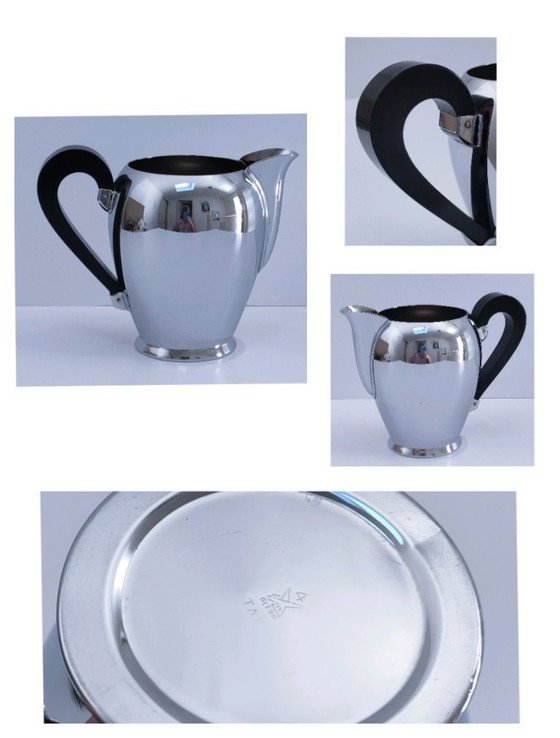 Image 1 of brocca per il latte vintage in acciaio inossidabile "a cupola" di Carlo Alessi