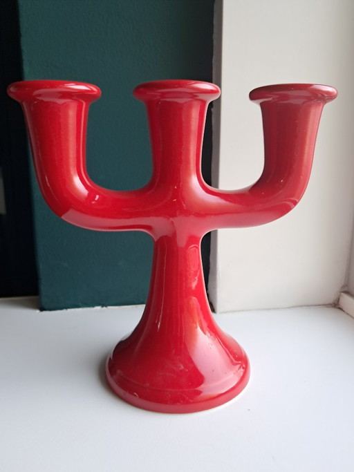 Ceramic Tree Candle Holder by Märtha Grunditz