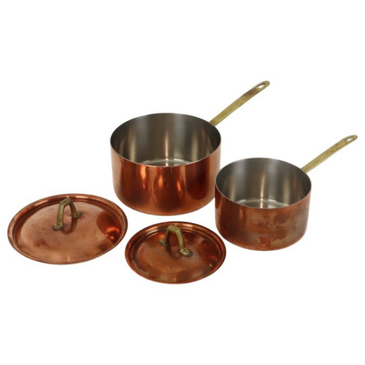 Set van 2 koperen steelpannen Paul Revere Limited Edition – keukenaccessoires, Copper (photo 2 of 14)