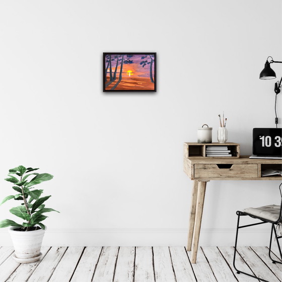 Image 1 of Gouache auf 250 g/m² Naturpapier. Größe 40 x 30 cm.