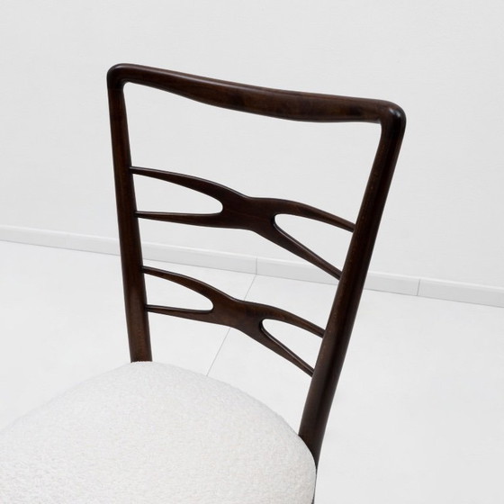 Attributed to Guglielmo Ulrich Mid-Century Dinning Chairs, 1940s, Set of Four – Dining chairs, Wood (photo 9 of 9)