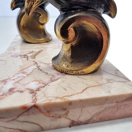 Serre-livres Art déco français de Jamar – Objets déco, Marble, Metal (photo 6 of 7)