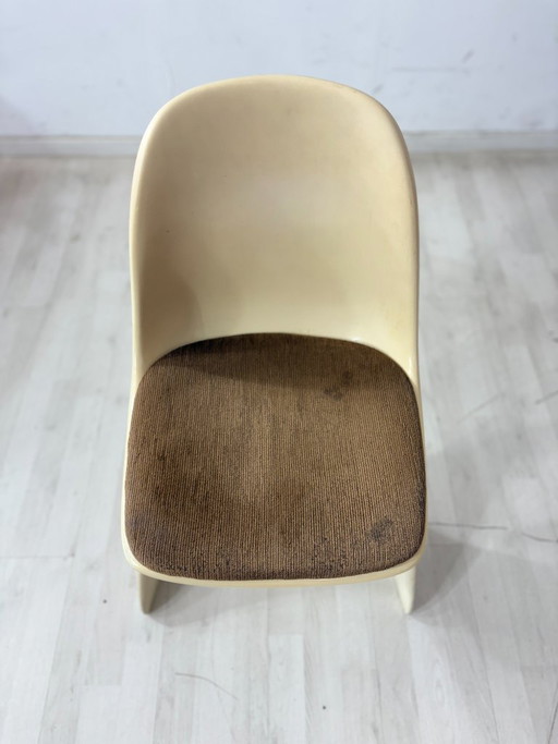 1x Casalino Casala stoel / eetkamerstoel / tuinstoel – vintage ruimtevaartstijl