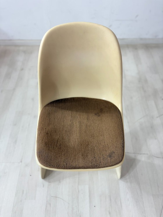 Image 1 of 1x Casalino Casala stoel / eetkamerstoel / tuinstoel – vintage ruimtevaartstijl