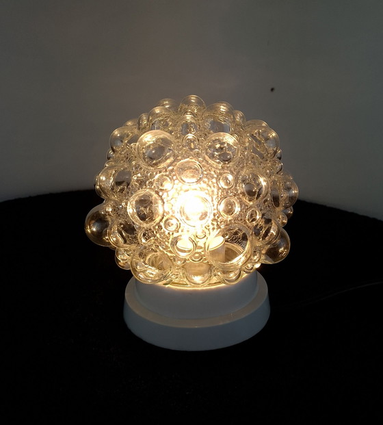 Plafonnier bulle vintage Helena Tynell Glashutte – Plastique, Verre (photo 5 of 7)
