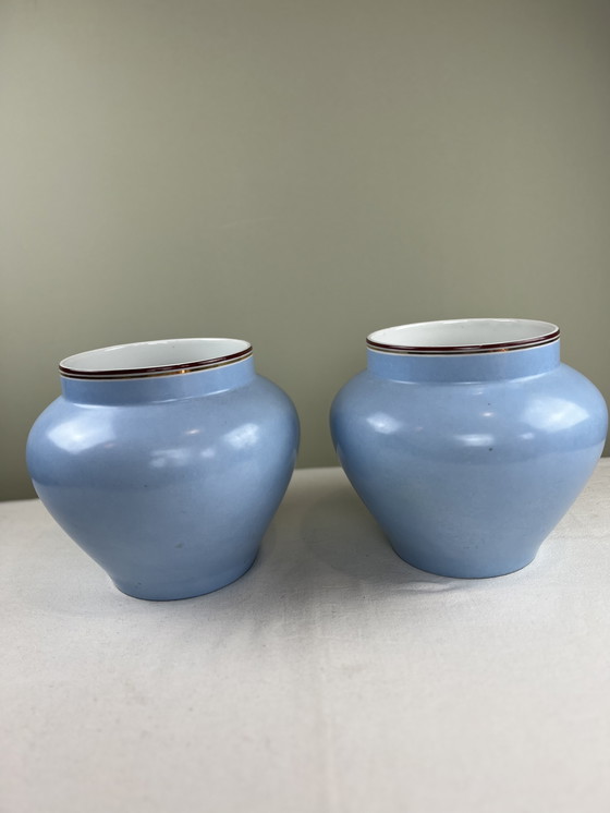 Image 1 of Paire de cache pots anciens