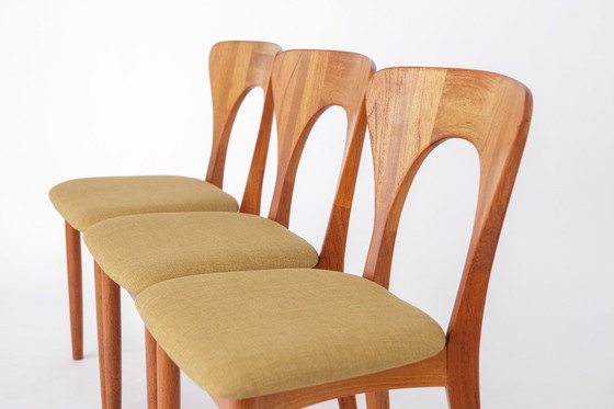 Image 1 of Set of 6 Niels Koefoed “Peter” Teak Dining Chairs, Denmark 1960s–1970s | Danish Mid-Century Modern Vintage Chairs