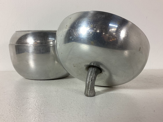 Image 1 of Italian ice bucket in the shape of an apple, vintage sixties